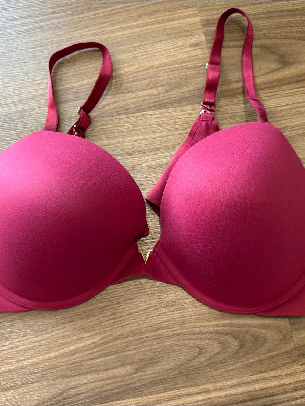 Victoria's Secret Smooth Push-Up Bra in Raspberry